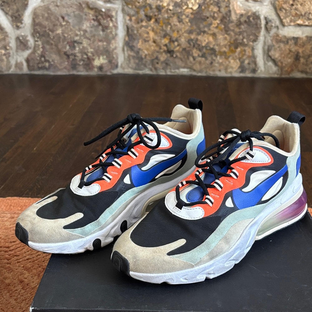 Nike Women's Sneakers - Black, Blue, Orange